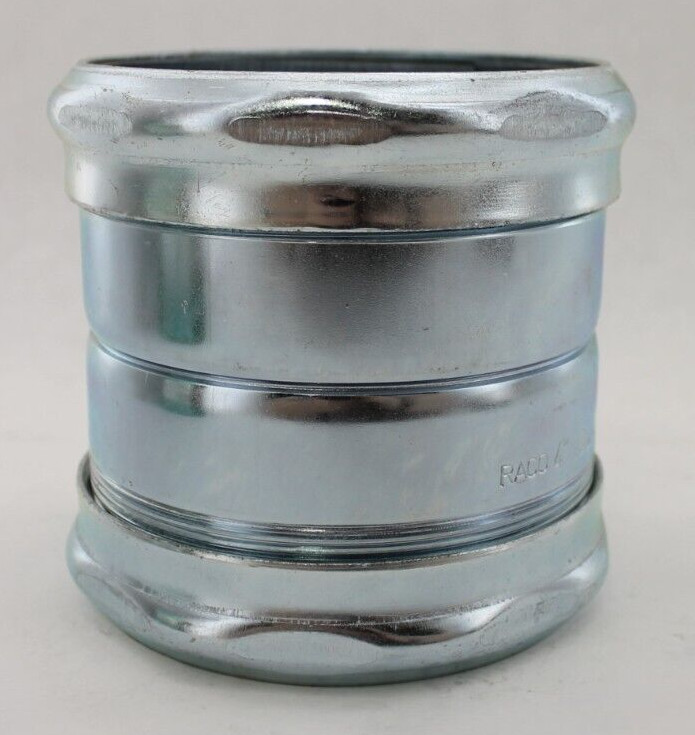 Raco 4" Silver Compression Conduit Coupling