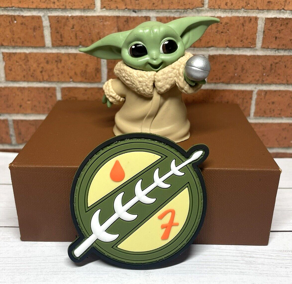 PVC Tactical Patch - Mandalorian Boba Fett Crest Patch - Morale Gun Patch