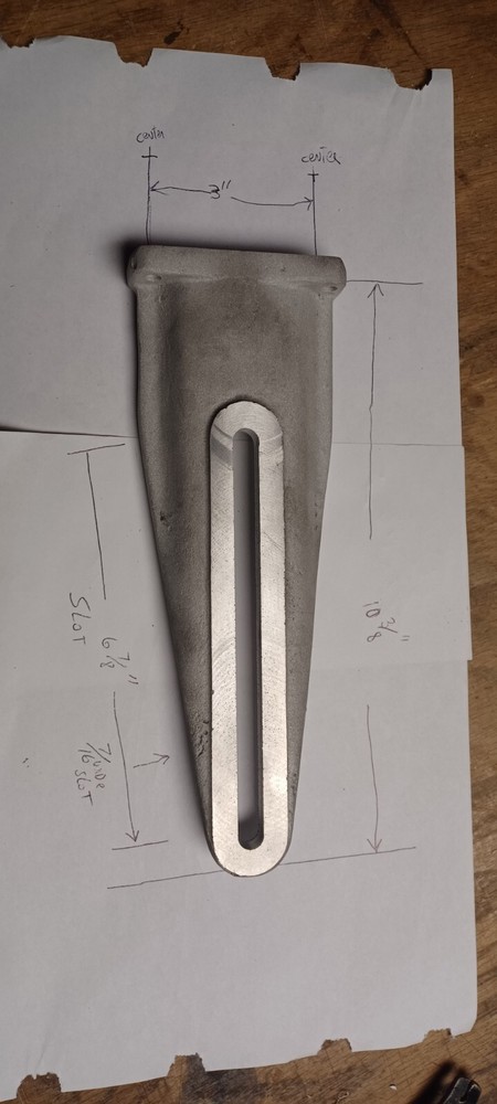 Southbend Heavy 10 Taper Attachment Connecting bracket