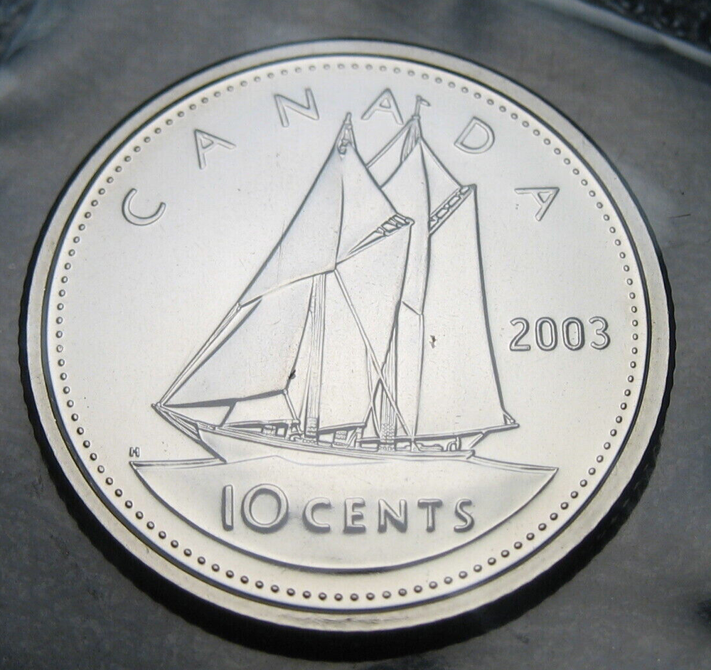 🇨🇦 Uncirculated 2003 WP Set Plio New Effigy Special Edition Canada