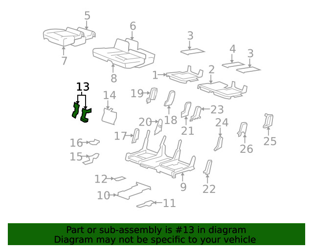 Genuine GM Upper Bracket 88993777