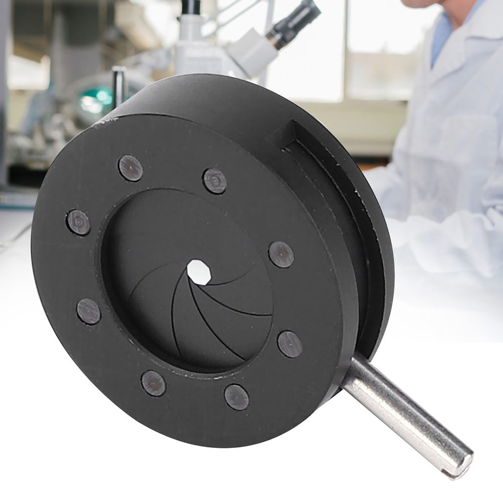 SK8 Microscope Iris Adapter Aperture Adjustable Lens Optical Diaphragm For Micro