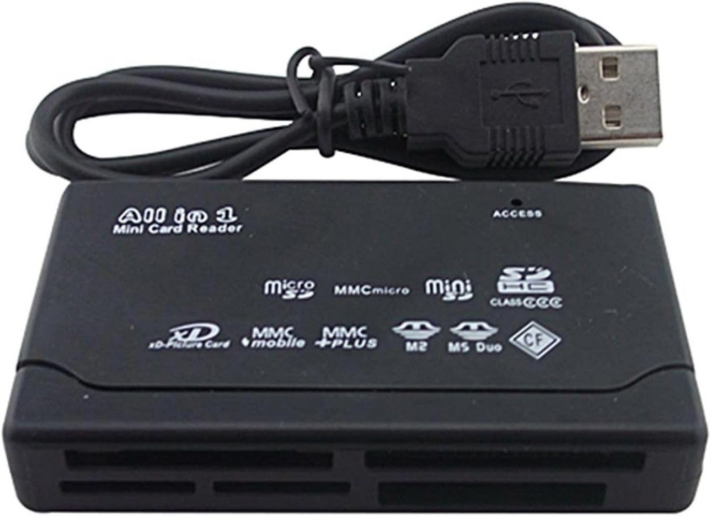 For CF xD SD MS SDHC Memory Card Reader Mini 26-IN-1 USB 2.0 High Speed