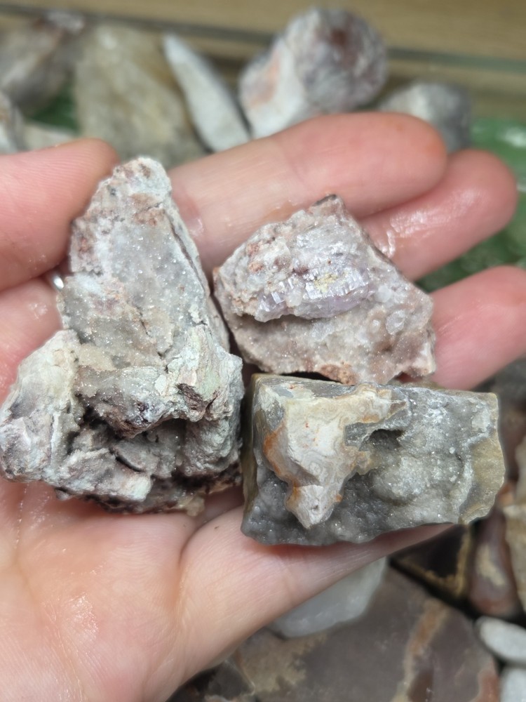 Mix Agate Rough 2 LB Lot - A5