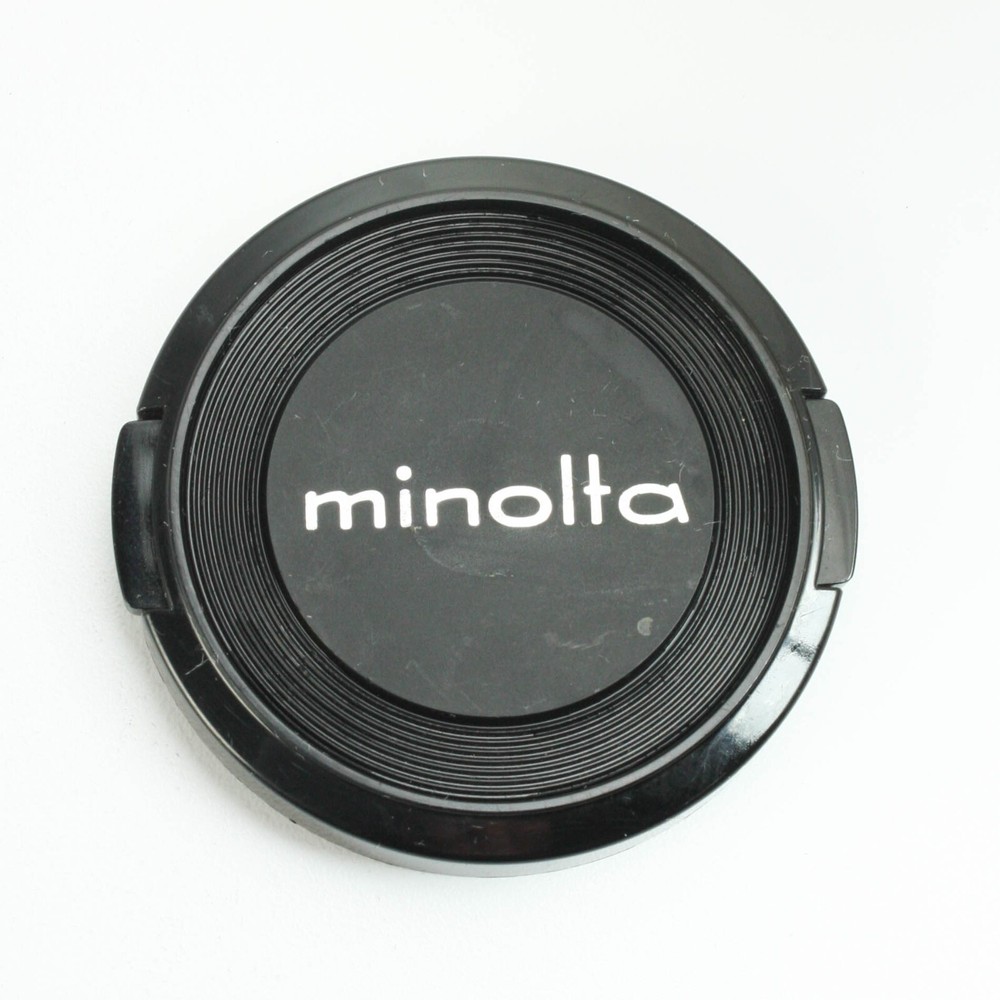 Minolta 57mm - Black Plastic Snap-On Front Lens Cap - Japan