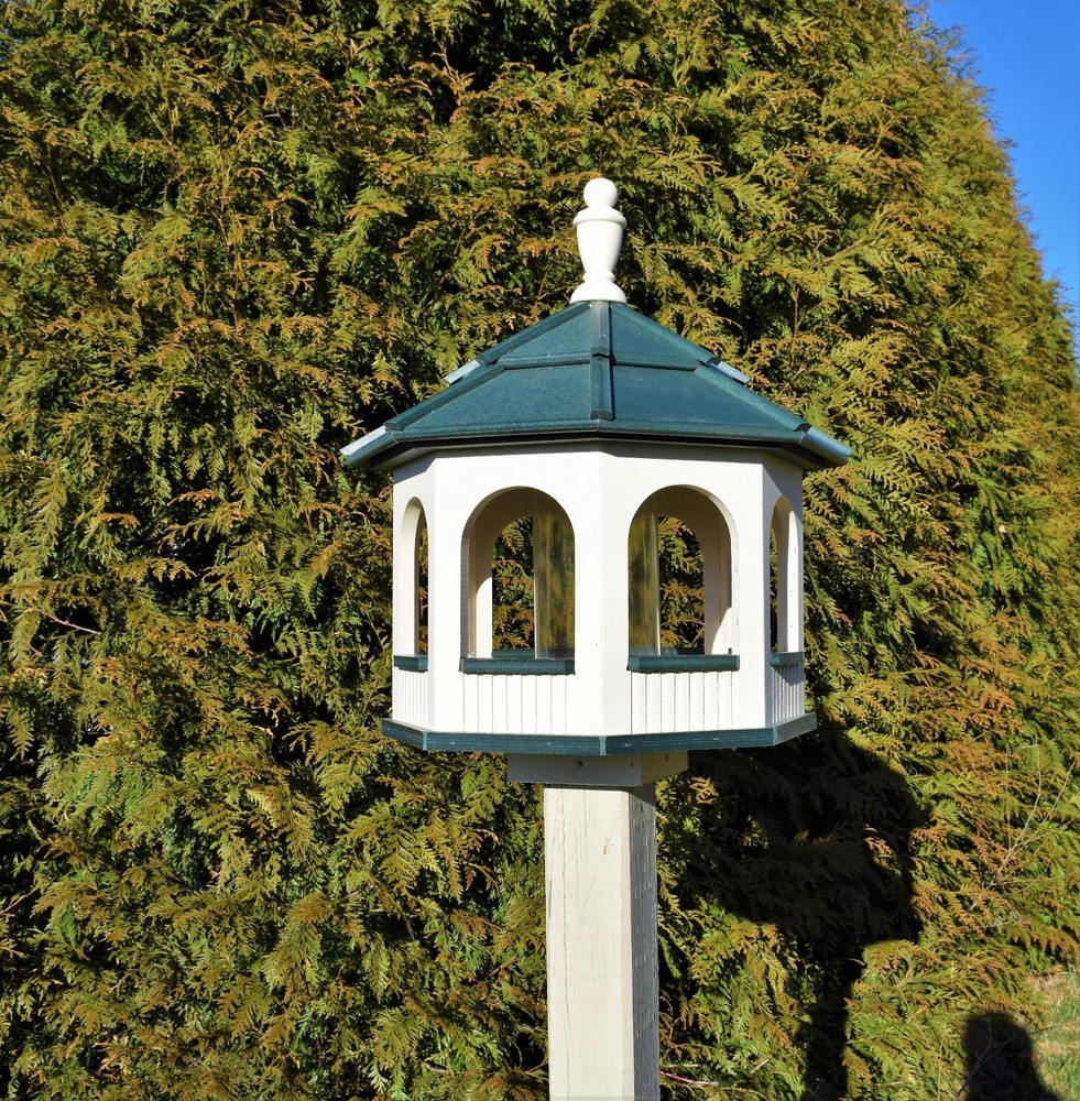 LARGE Poly Octagon bird feeder | Low maintenance | Amish handmade