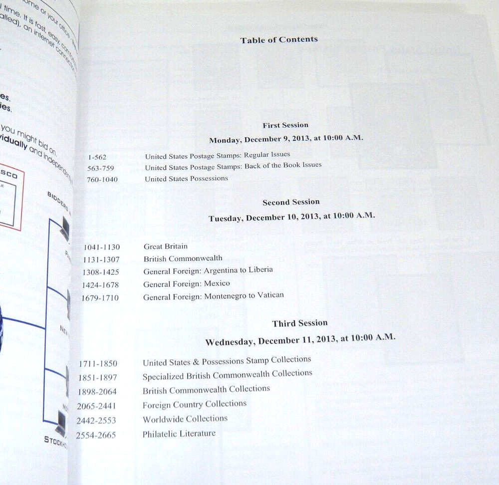 Schuyler Rumsey Stamp Auction Catalog 2013 Regular Issues BOB Britain Mexico