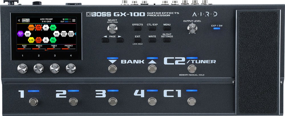 Roland / Boss GX-100 Guitar Multi-Effects Processor with Color Touch Display
