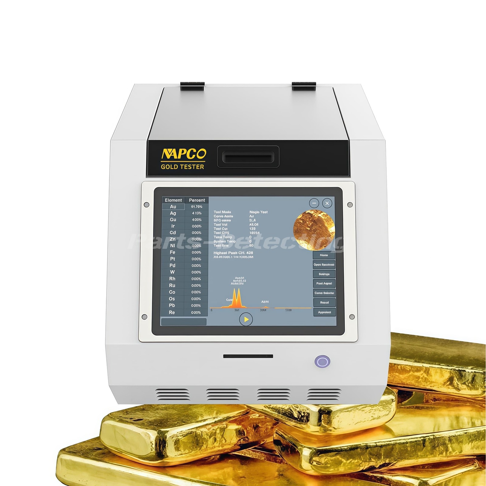 New Metal Analyzer XRF Metal/Gold Testing Machine For Au, Ag, Cu, Pt, Pd, Ir, Cd