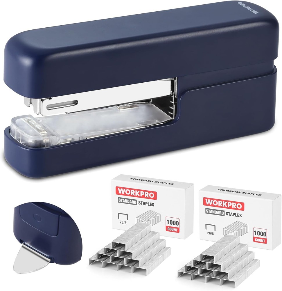 WORKPRO 2-in-1 Stapler 40 Sheet Capacity with 2000 Staples & Staple Remover