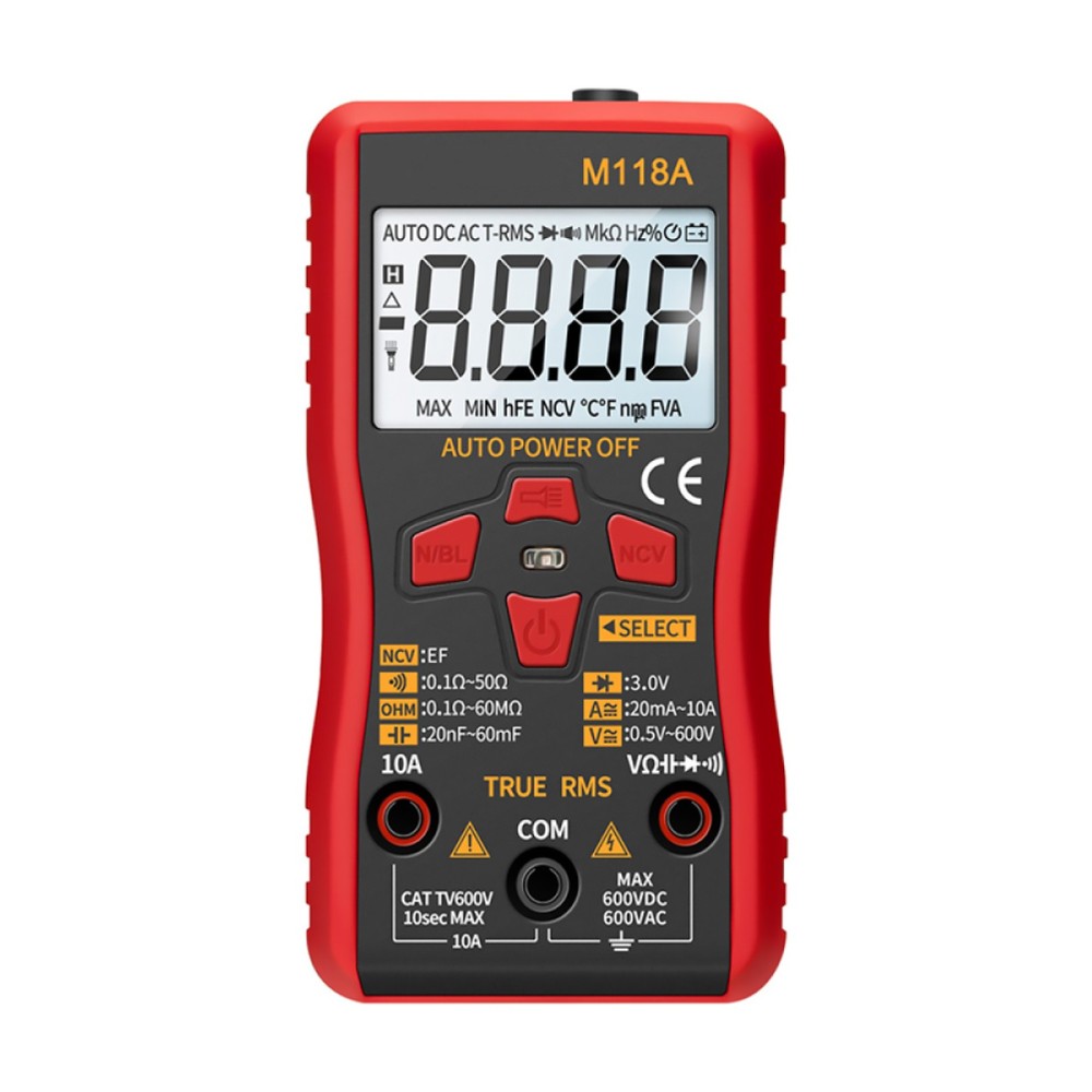 ANENG M118A Multifunktions Digital Multimeter 6000 Count Display Spannungstester