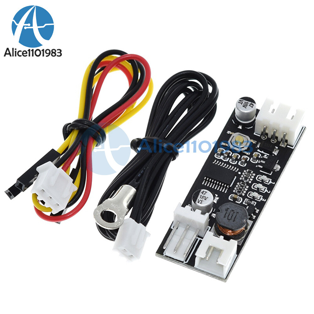 DC12V Computer Fan Temperature Control Governor Speed Controller Module 2~3Wire