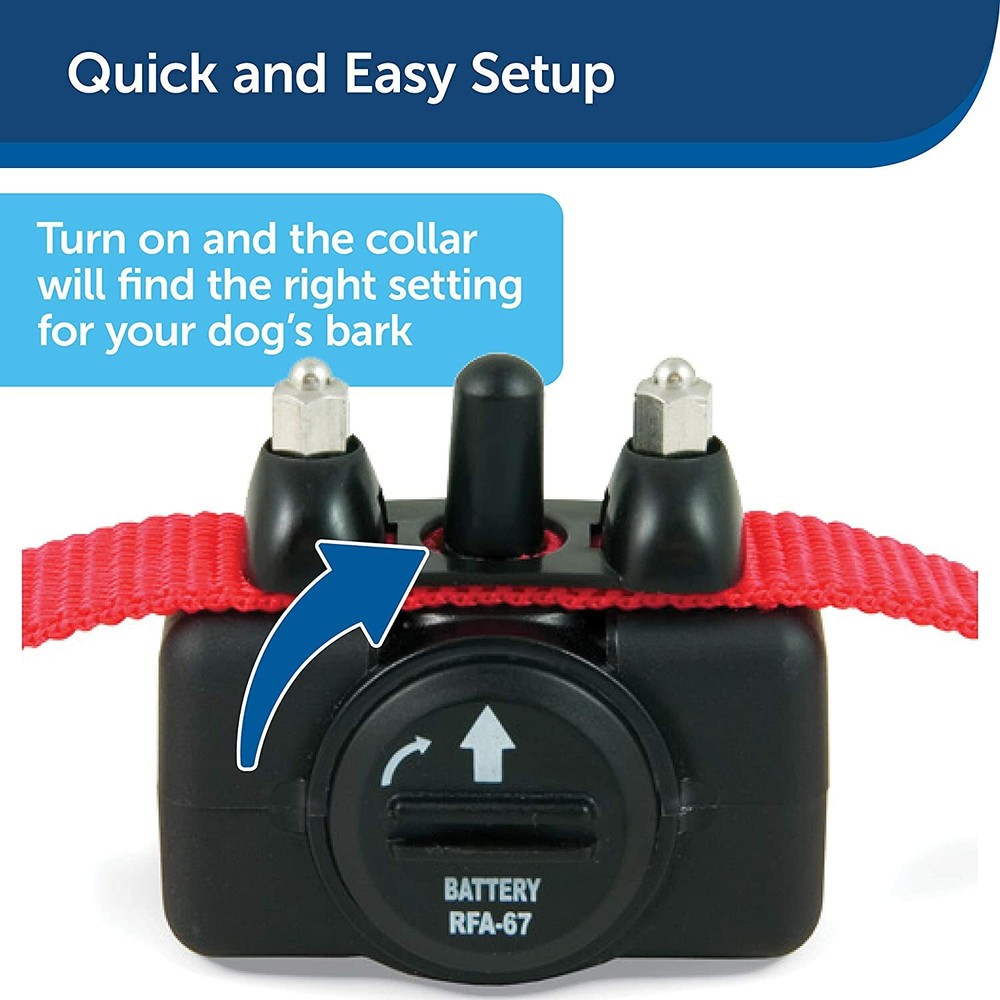 PetSafe Dog Stop Bark Shock Static Automatic Collar Training Pet Trainer Medium