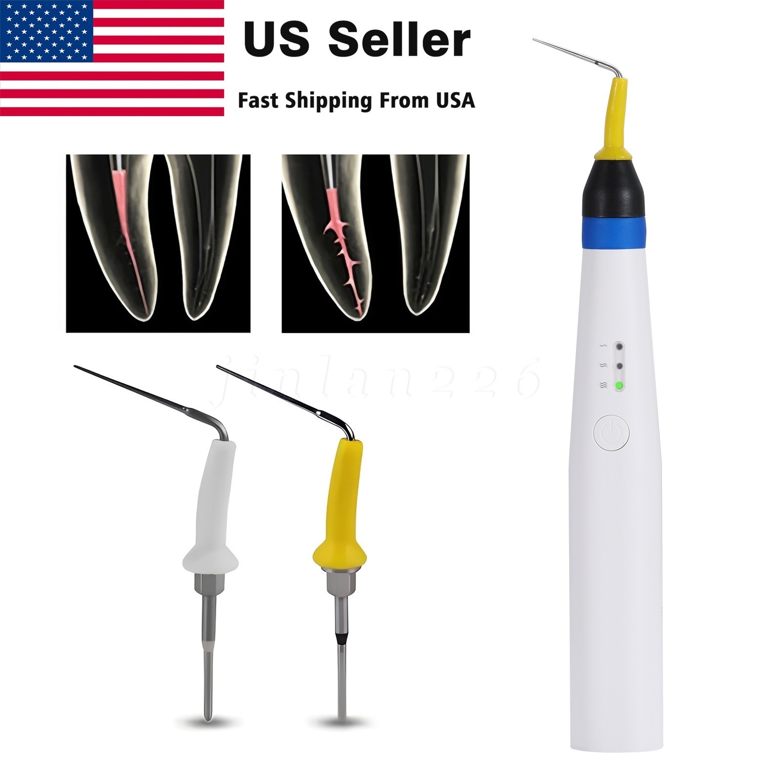 Dental Cordless Endo Obturation System Gutta Percha Heated Pen