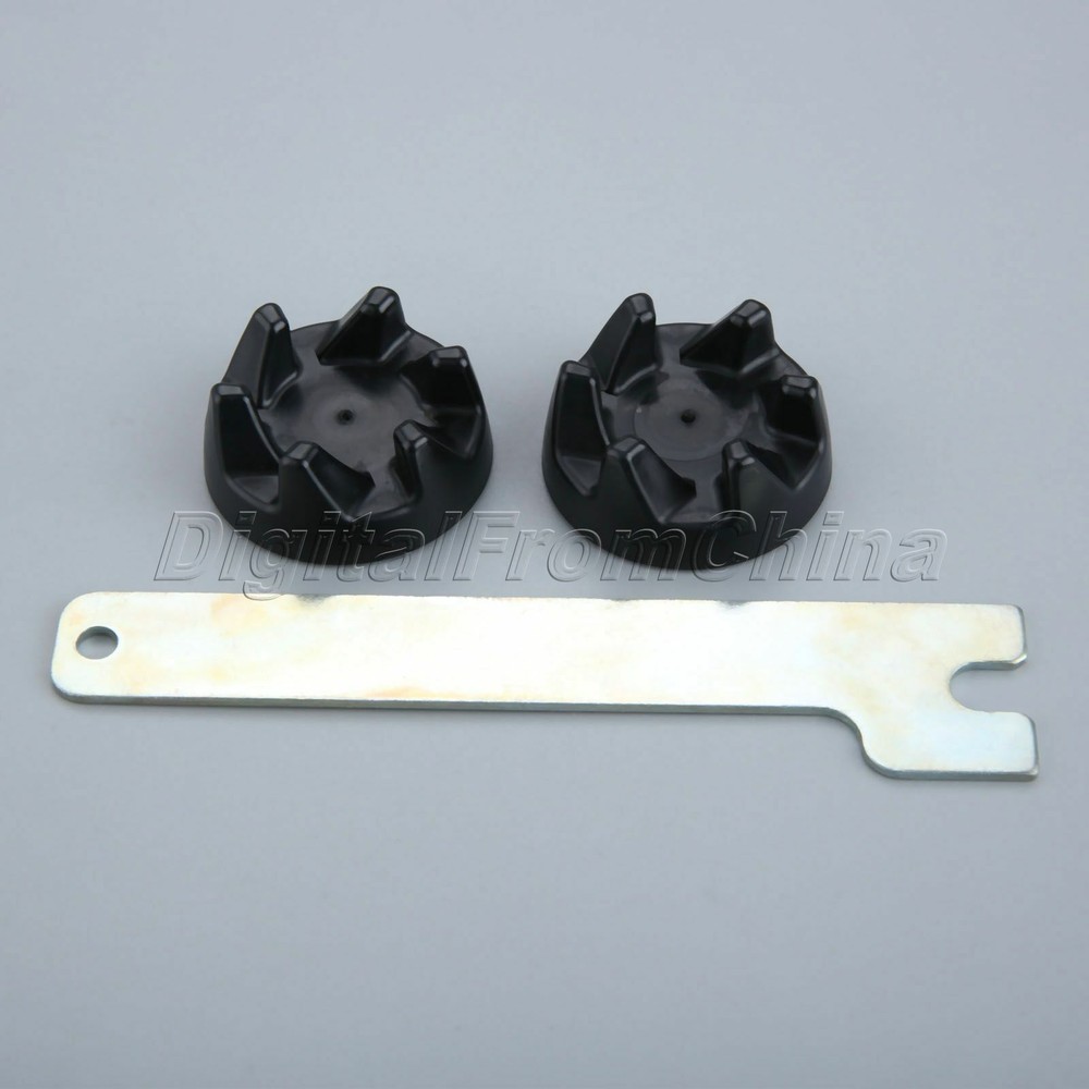 2x Rubber Clutch Coupler Cog Gear Drive Coupling +Spanner For Kitchenaid Blender