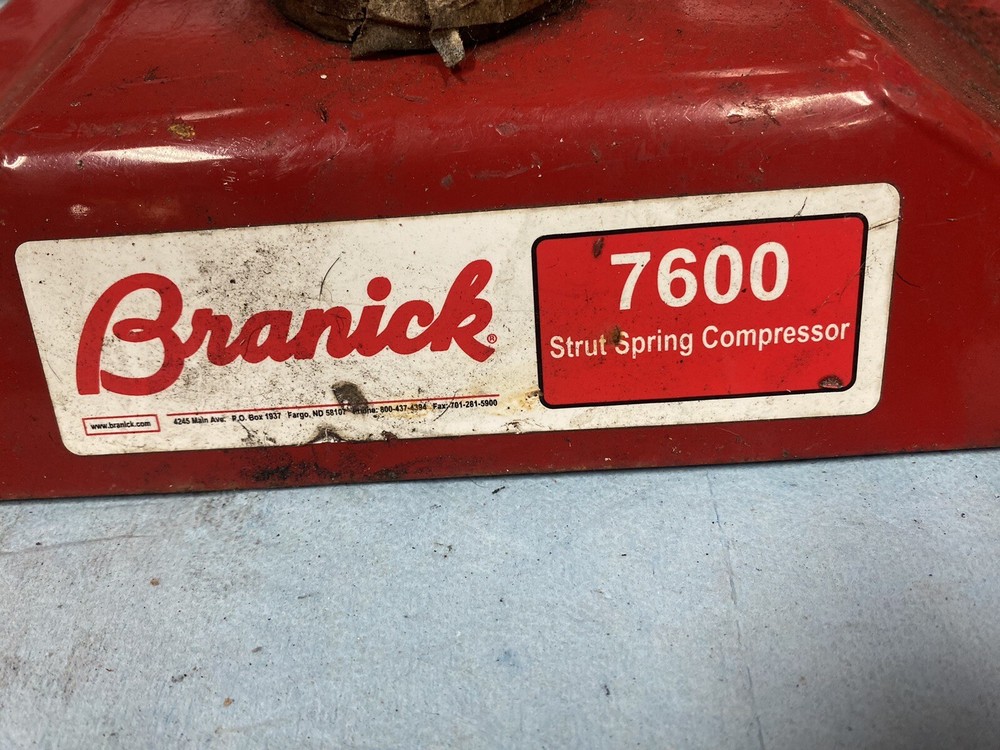 Branick 7600 Strut Spring Compressor Parts Not Complete.