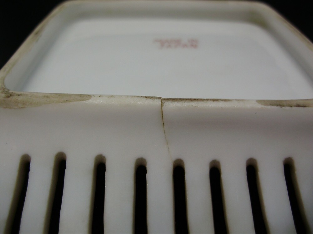 Vintage Square Pierced Dish - Japan