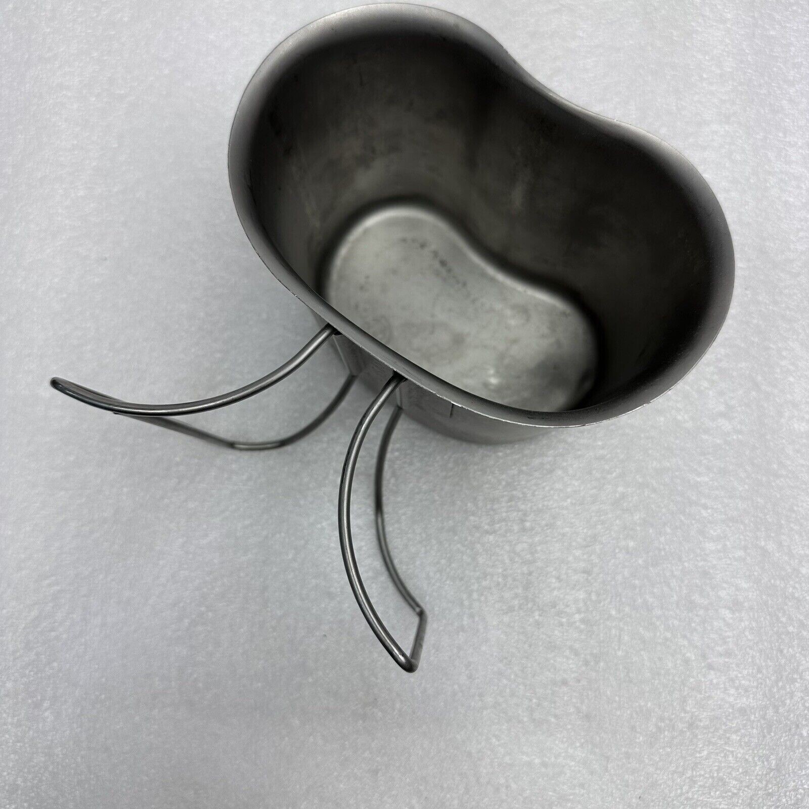 USGI Military Issue Stainless Steel Metal Canteen Cup Army USMC US Marines 1 QT