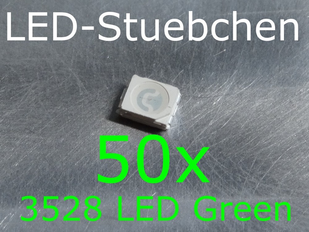 50x 3528 LED Grün