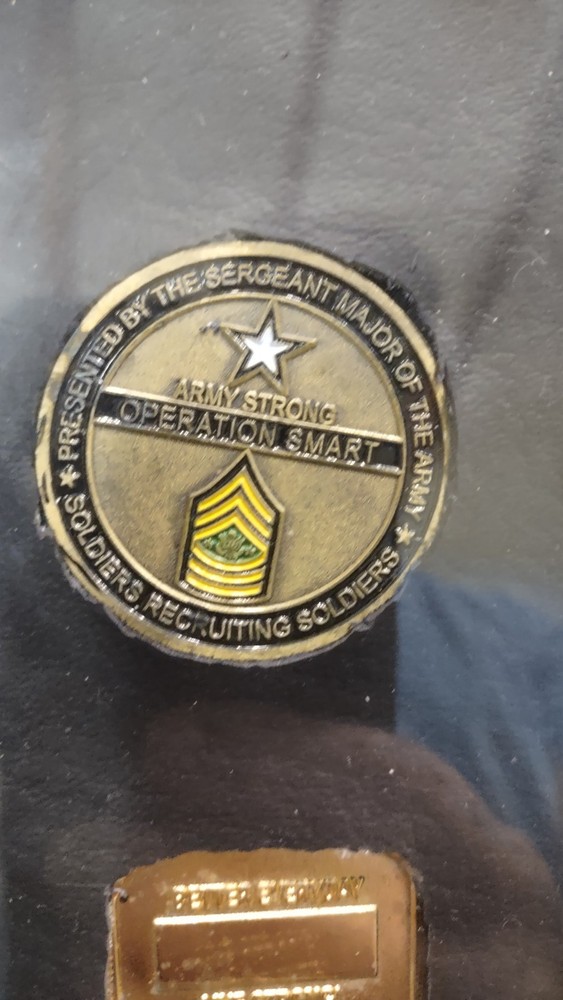 ARMY MEDAL WALL DISPLAY Real