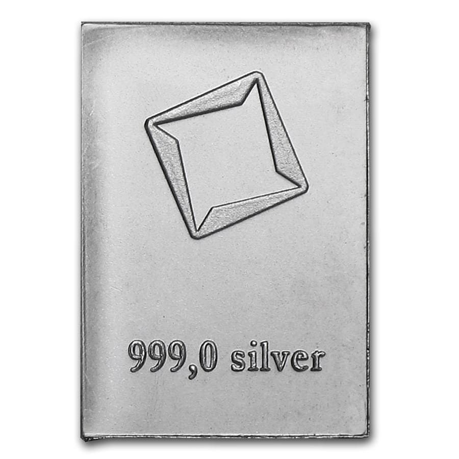 Valcambi 1 Gram .999 Fine Silver Bar w/ 12-Bar Starter Case – Stackable