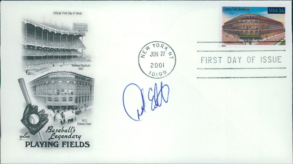 David Eckstein Anaheim Angels Signed First Day Issue Cachet JSA Authenticated