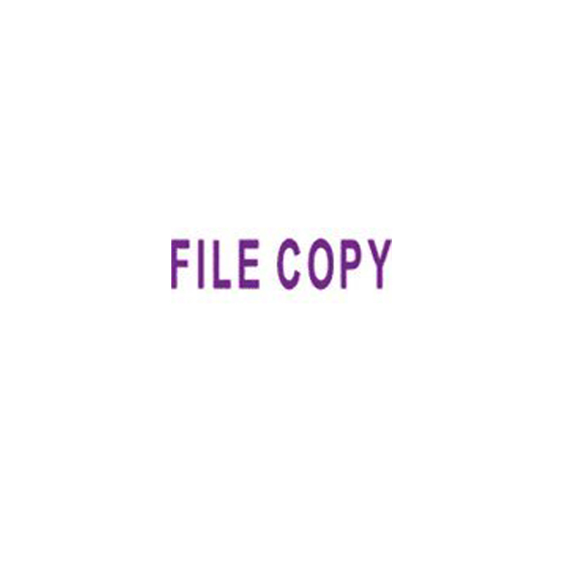 FILE COPY Self-Inking Stamp -Purple