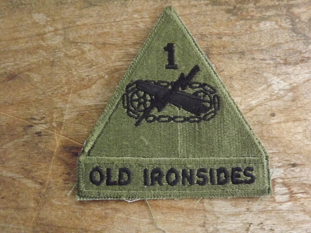 1st Armored Division Patch, Subdued - INV# A6154