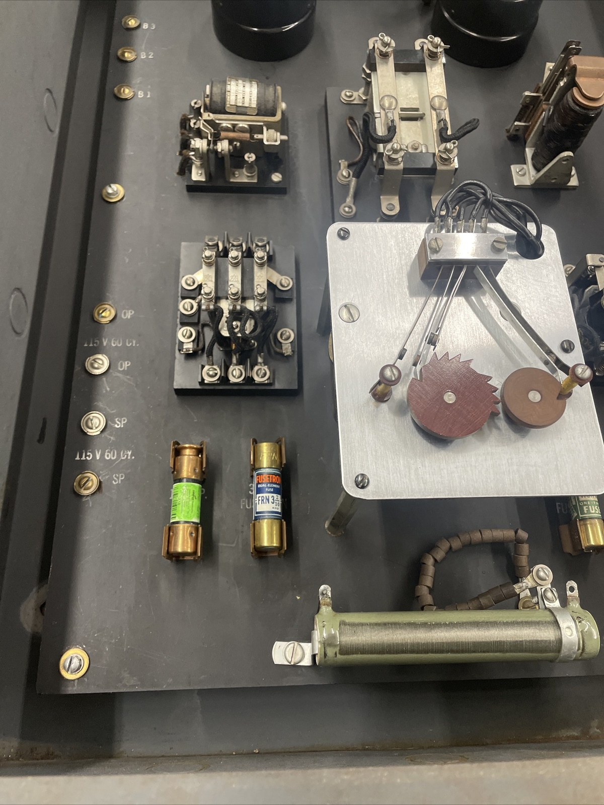 Vintage Retro Fire Alarm Signal Panel 4206 IBM Slate Back CLEAN! VERY RARE!