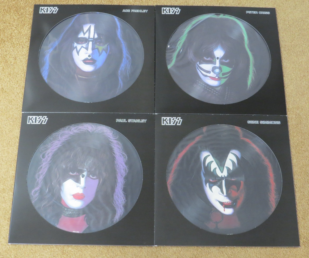 KISS RUSSIAN LILITH SOLO ALBUM PICTURE DISC SET OF 4 RELEASED 2006