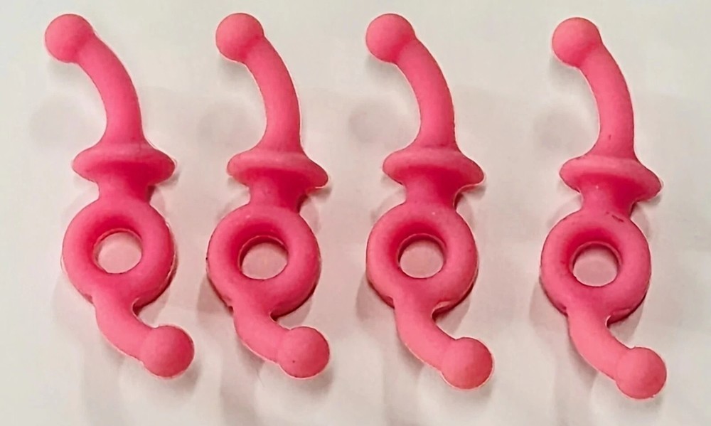 Apex Gear Double Down String Silencer   4 Pack PINK AG460P