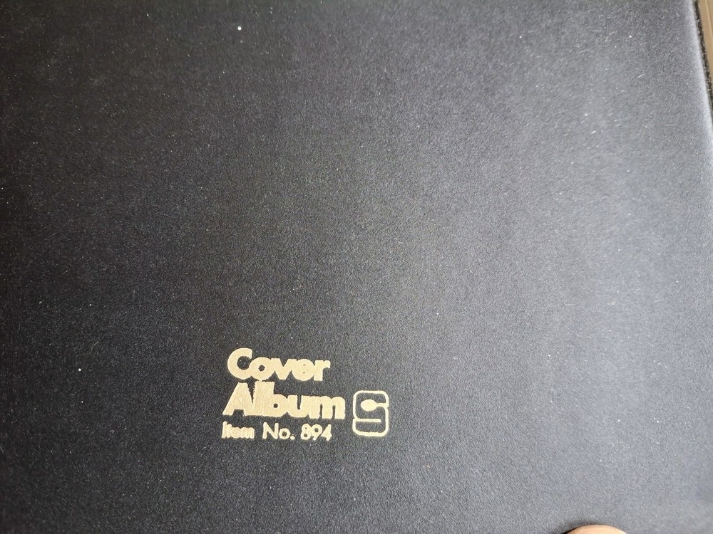 Showgard No. 894 FDC First Day Cover Empty Black Binder for 104 FDC's