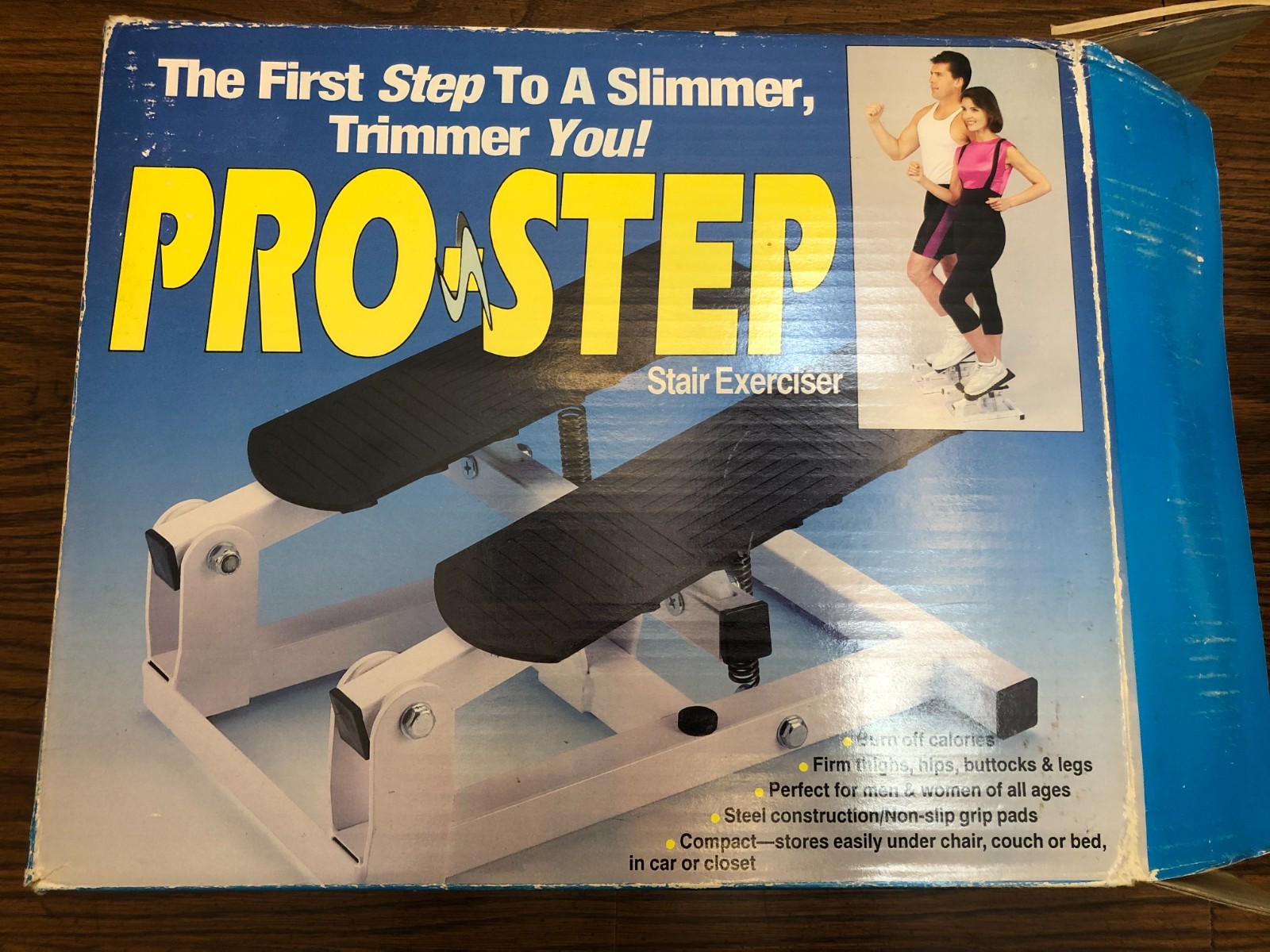 New Vintage 1990's Pro-Step Stair Exerciser Compact Cardio Stepper Machine