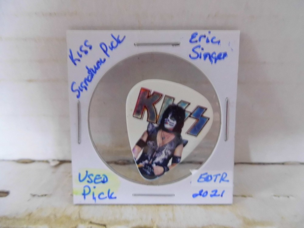 KISS "ERIC SINGER" 2021 GUITAR PICK~READ DESCRIPTION #13~10
