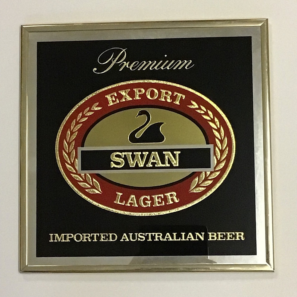 Vintage SWAN Export Lager Mirror