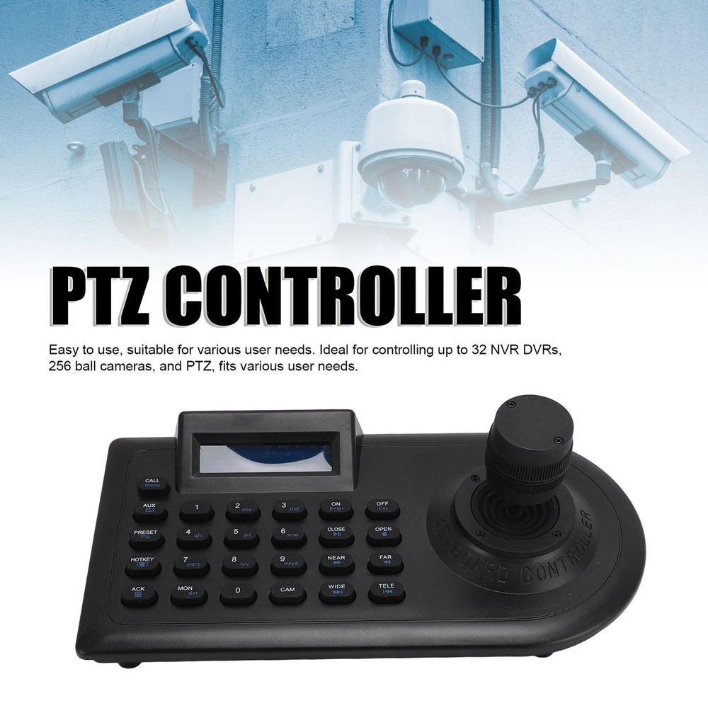 32 Channel PTZ Controller Multifunctional Control Keyboard For CCTV Camera Syste