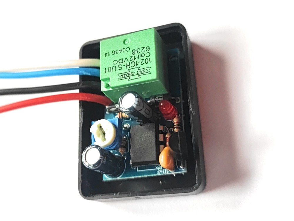 12V Delay ON Timer Relay 1–150s 20A Direct Output Car DRL Module