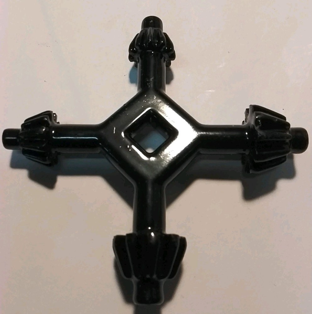 T&E TOOLS TER103 SMALL 4-WAY MASTER CHUCK KEY