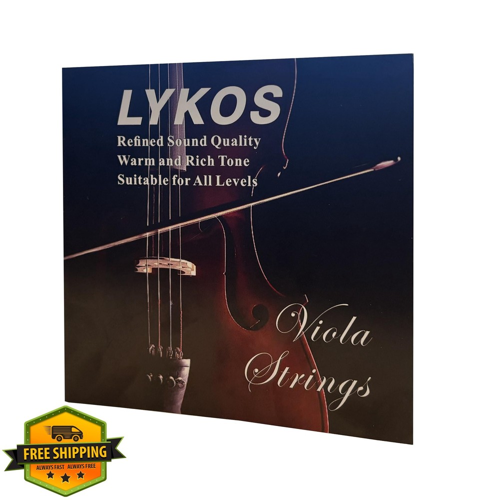 Lykos Viola Strings Set, 16", A D G C, Rich Tone
