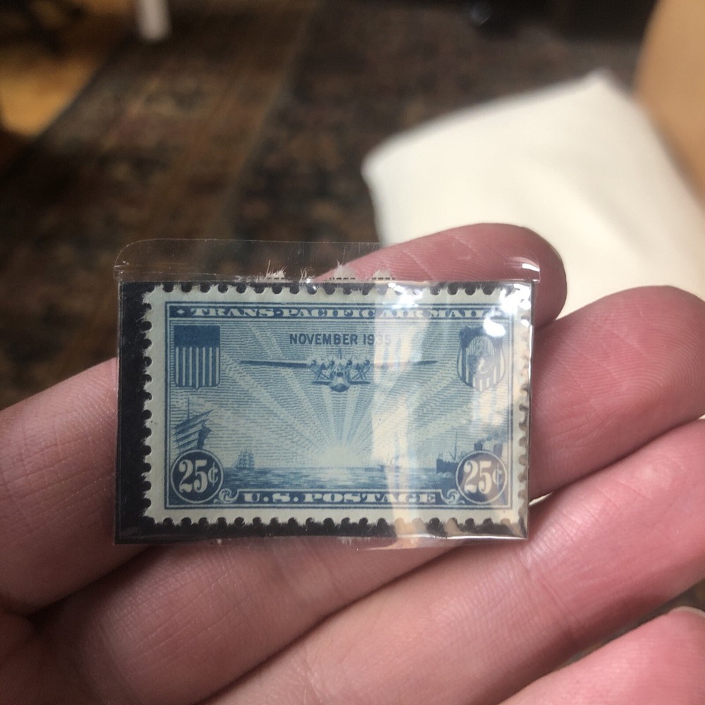 Scott #c20 China Clipper Blue Single Stamps - MNH