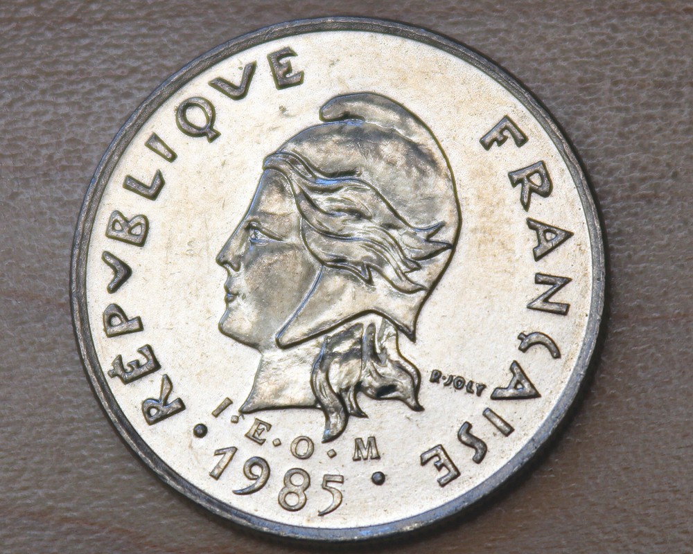 1985 French Polynesia 10 Francs