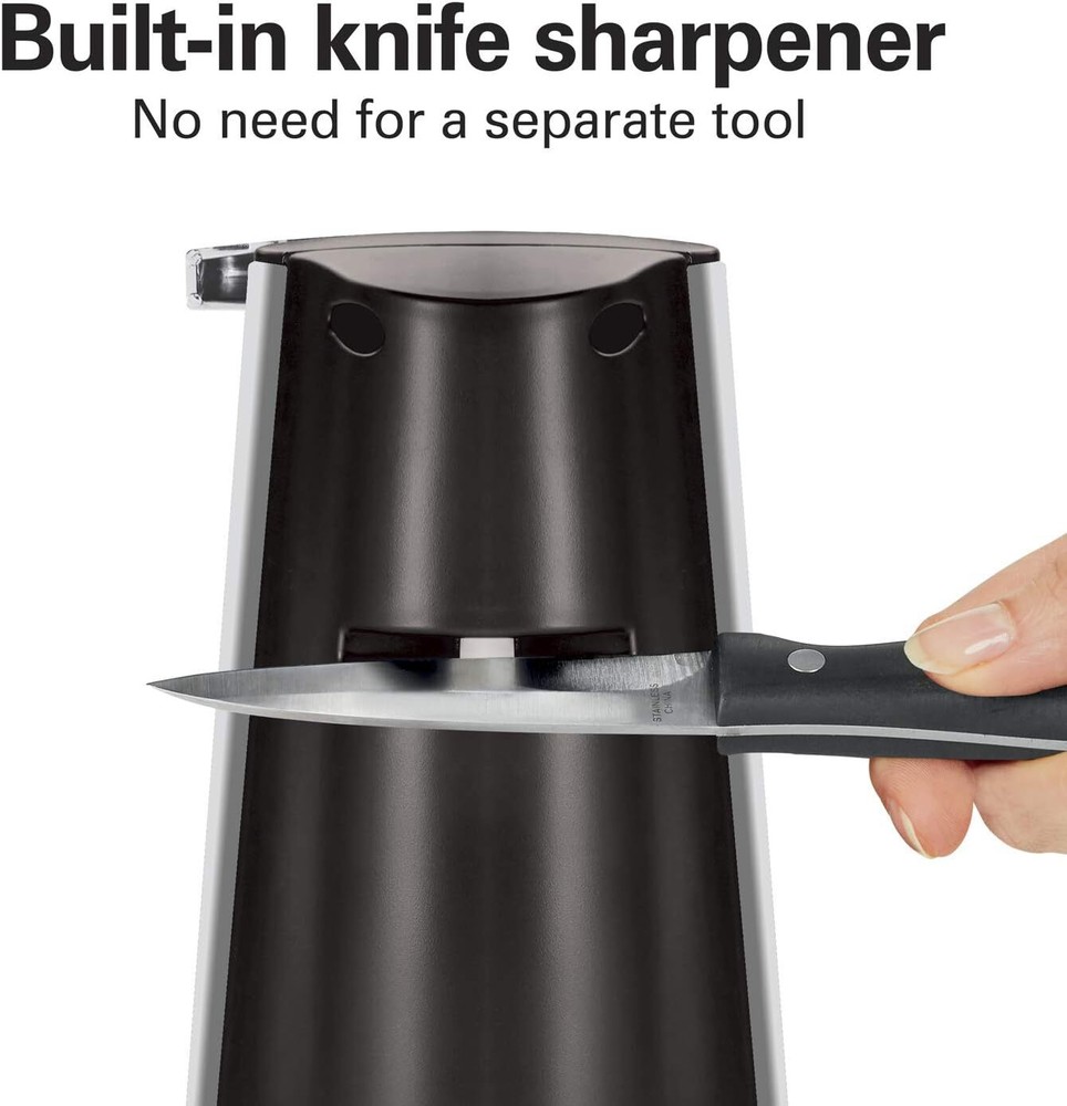 Hamilton Beach Extra-Tall Automatic Electric Can Opener with Knife Sharpener NEW