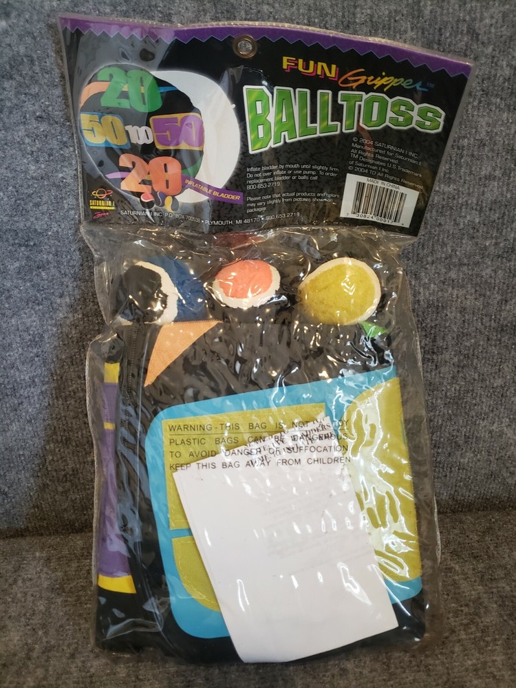 Fun Gripper BallToss Game Inflatable Target with 3 Balls