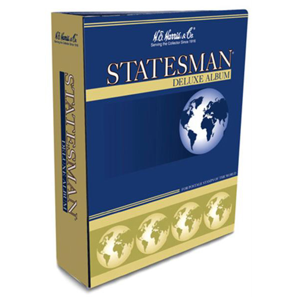 H.E. Harris Statesman Deluxe Worldwide 3" Binder