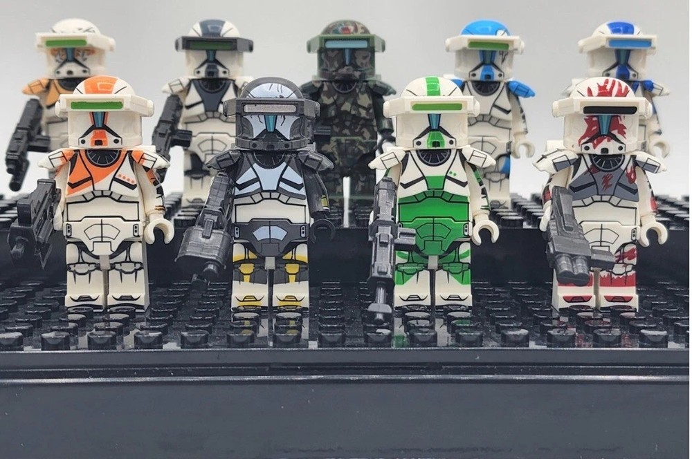 TWO CUSTOM Star Wars Clone Commandos RANDOM PICK Brick Minifigure