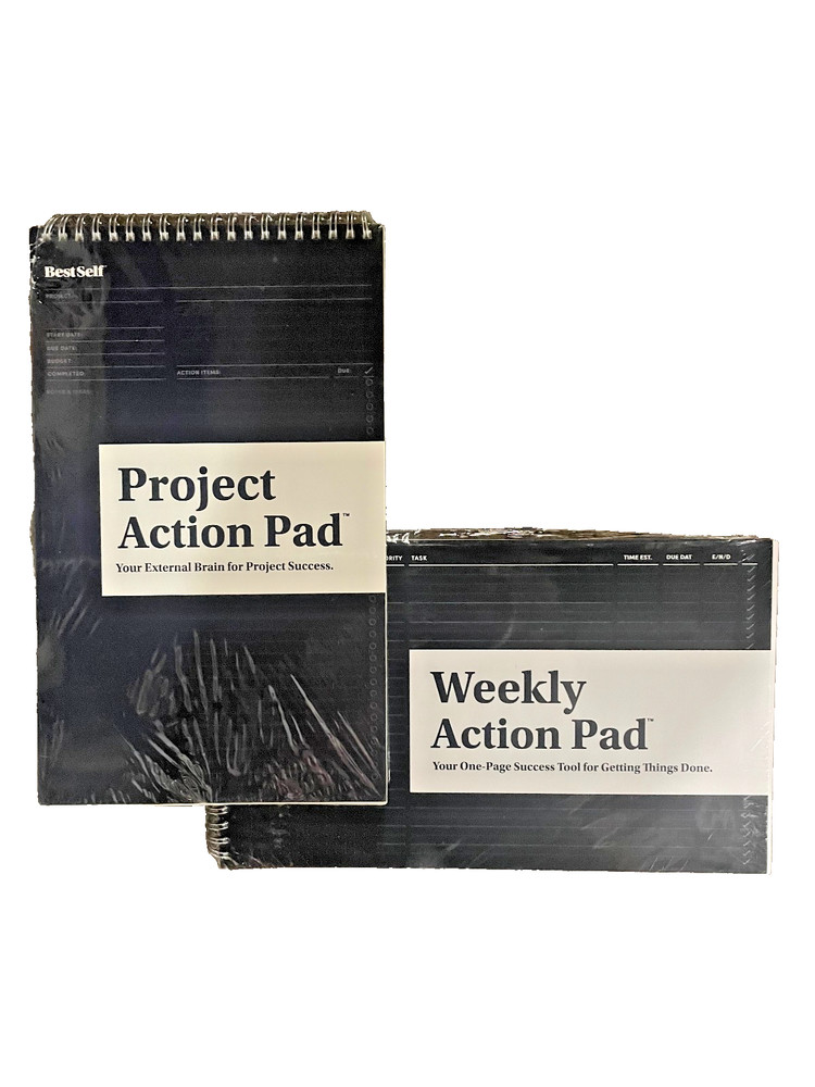 BestSelf Project Action Pad and Weekly Action Pad, new