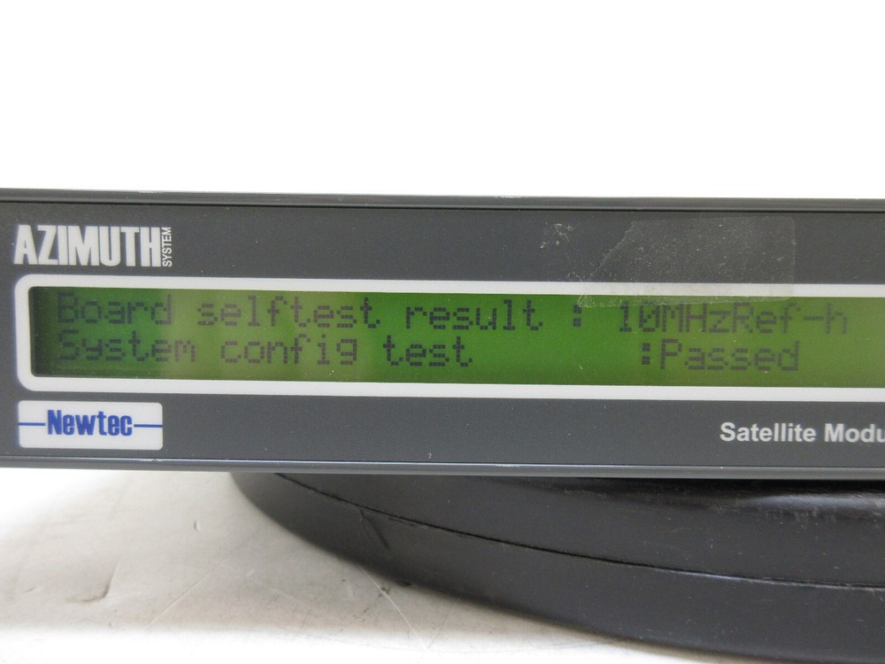 Newtec Azimuth DVB-S2 Broadcast Satellite Modulator Type: NTC/2277/xF