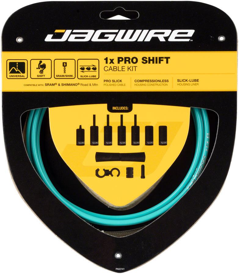 Jagwire 1x Pro Shift Kit Road/Mountain SRAM/, Celeste