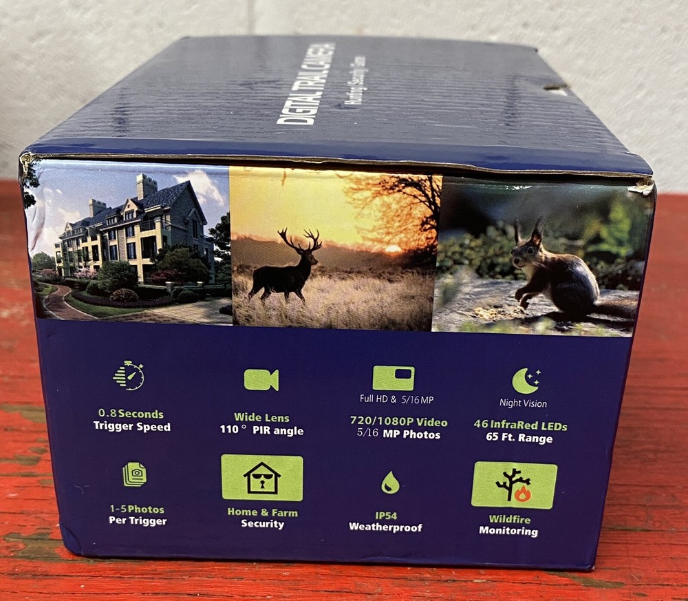 Digital Trail Camera - Hunting/Security/Game - Model: PR300 - Open Box