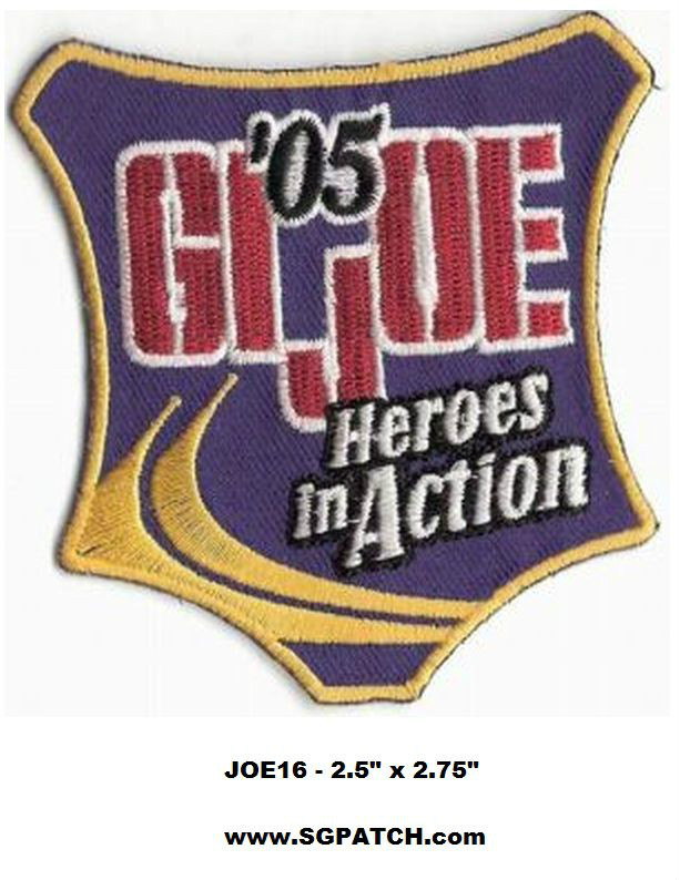 GI JOE 2005 CONVENTION PATCH - JOE16